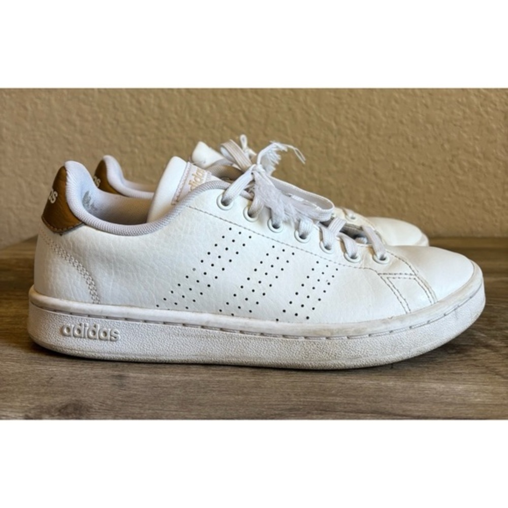 Adidas Advantage Women's Tennis Shoes Size 7 Metallic Copper